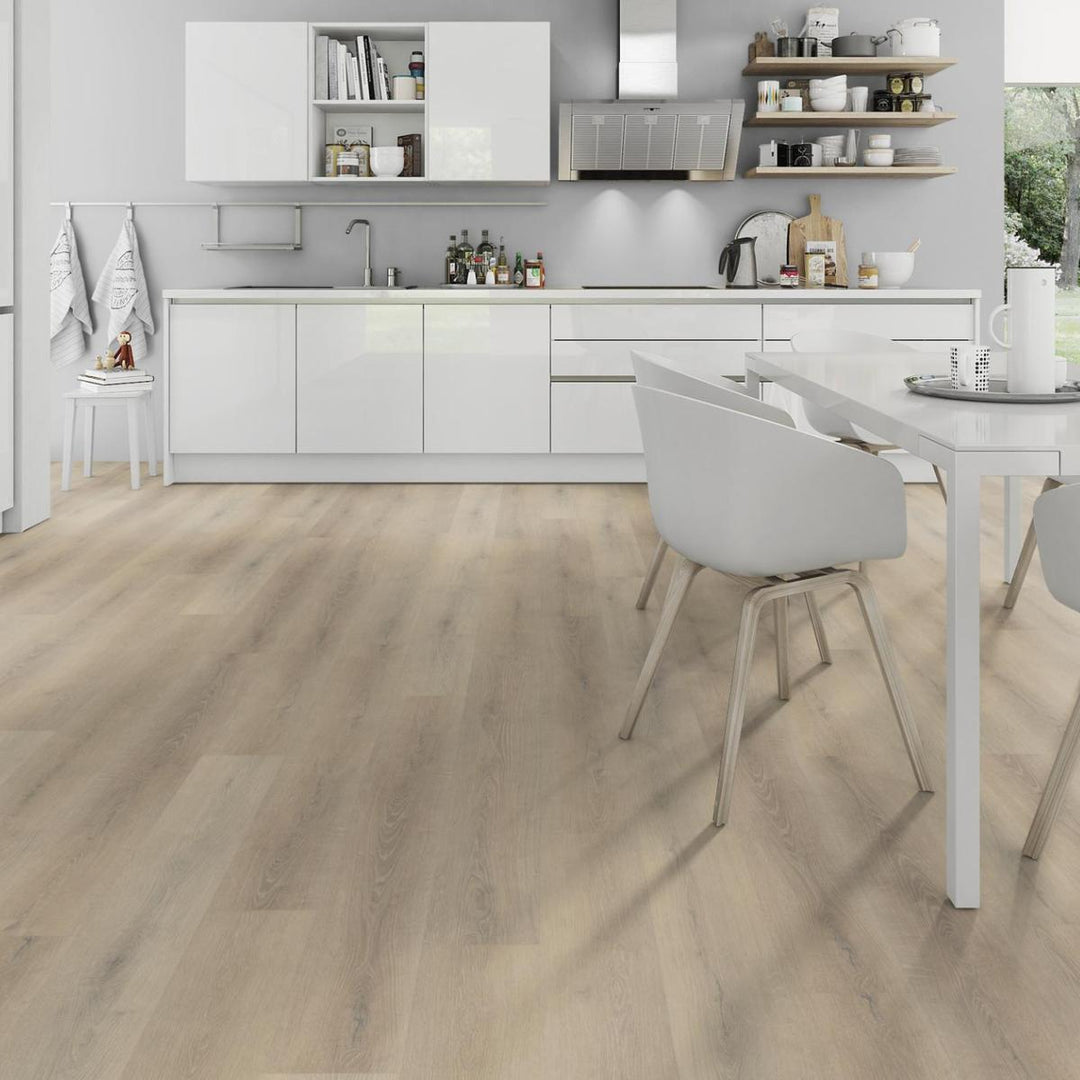 Lusso Floor Seashell Oak Luxury Vinyl Flooring - 1220 x 180 x 5 mm - 2.64 M2 Per box