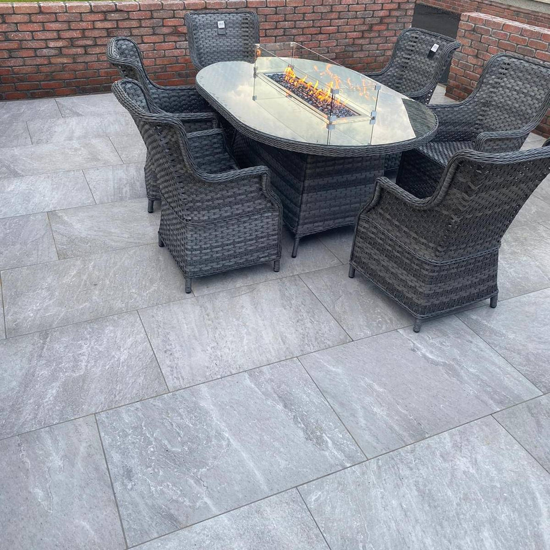 Stonehenge Grey 20mm Outdoor 60 x 90cm Porcelain Tile - 1.08sqm perbox