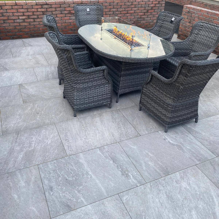 Stonehenge Grey 20mm Outdoor 60 x 90cm Porcelain Tile - 1.08sqm perbox