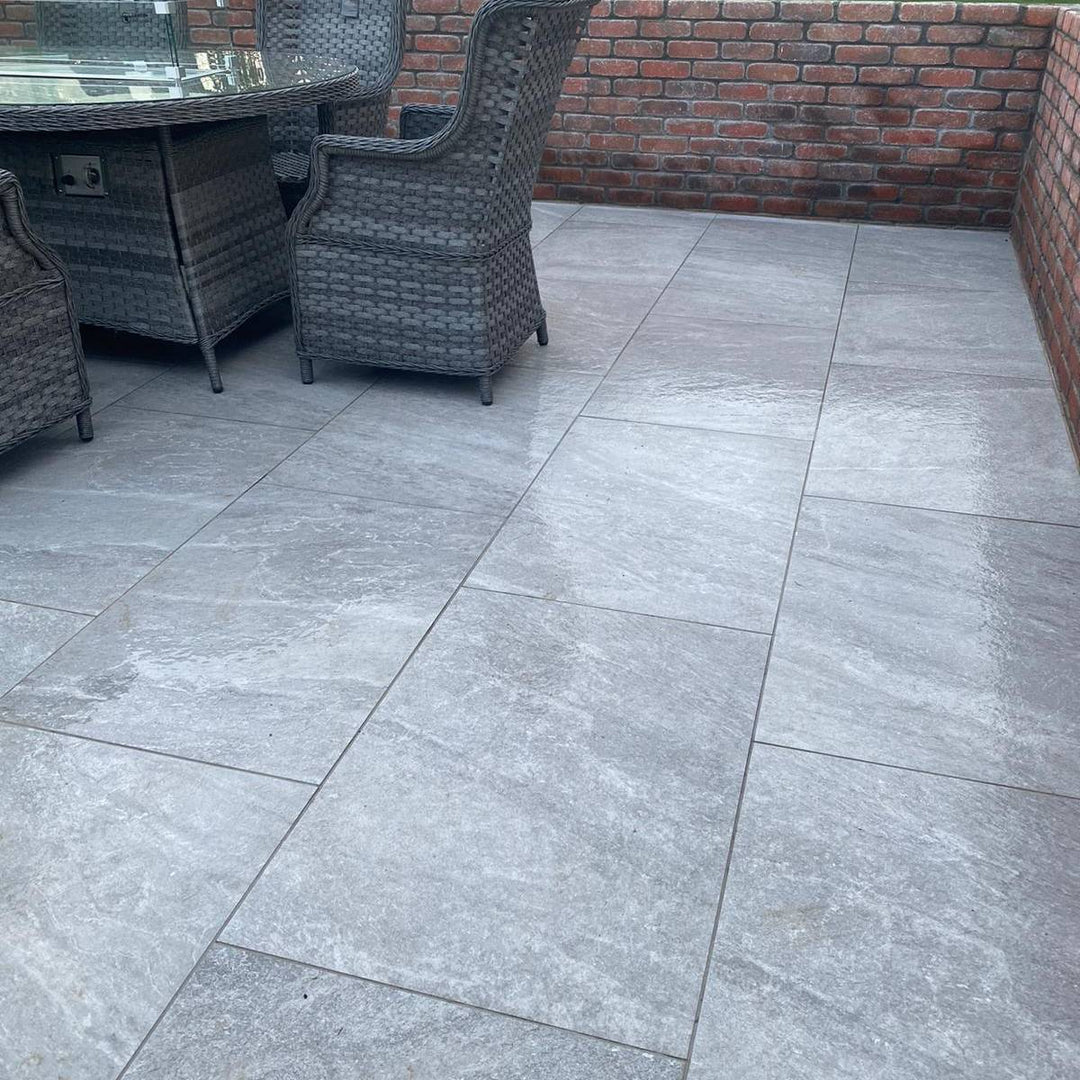 Stonehenge Grey 20mm Outdoor 60 x 90cm Porcelain Tile - 1.08sqm perbox