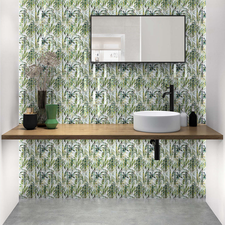 Selva Green 30 x 30cm Mosaic Sheet