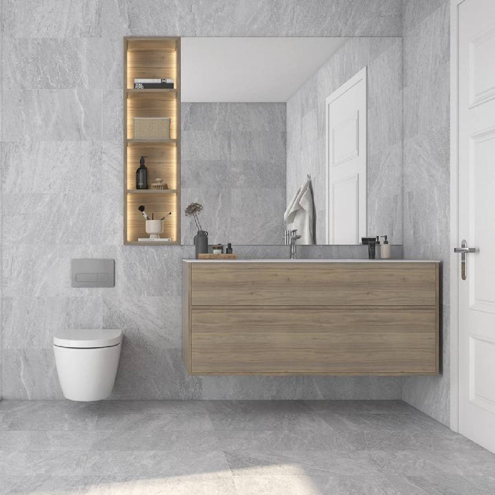 Stonehenge Grey 60 x 60cm Rectified Porcelain Tile - 1.08sqm perbox