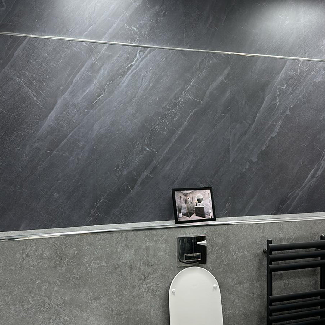 Lusso Panel Slate Marble Tile 1m Twin Pack