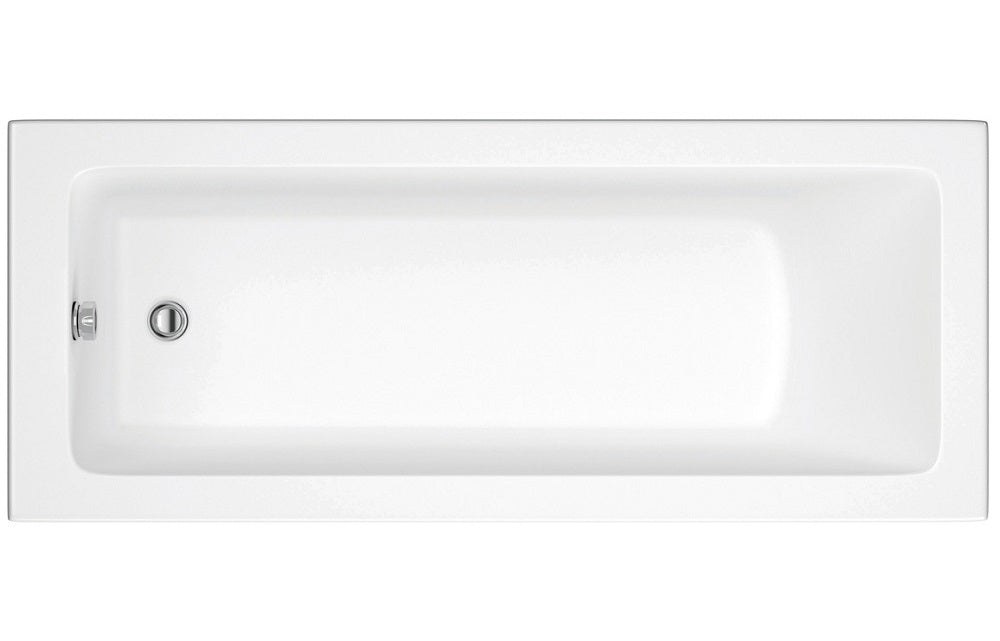Solarna 1800 x 800mm Single Ended Bath with Whirlpool System C