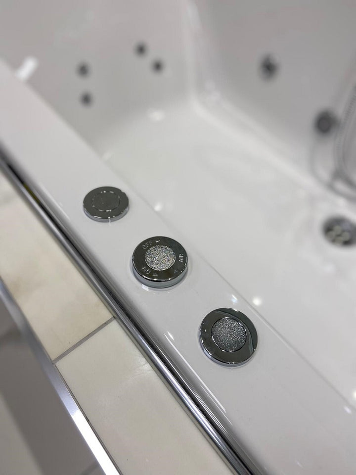 Solarna 1700 x 700mm Double Ended Bath with Whirlpool System C