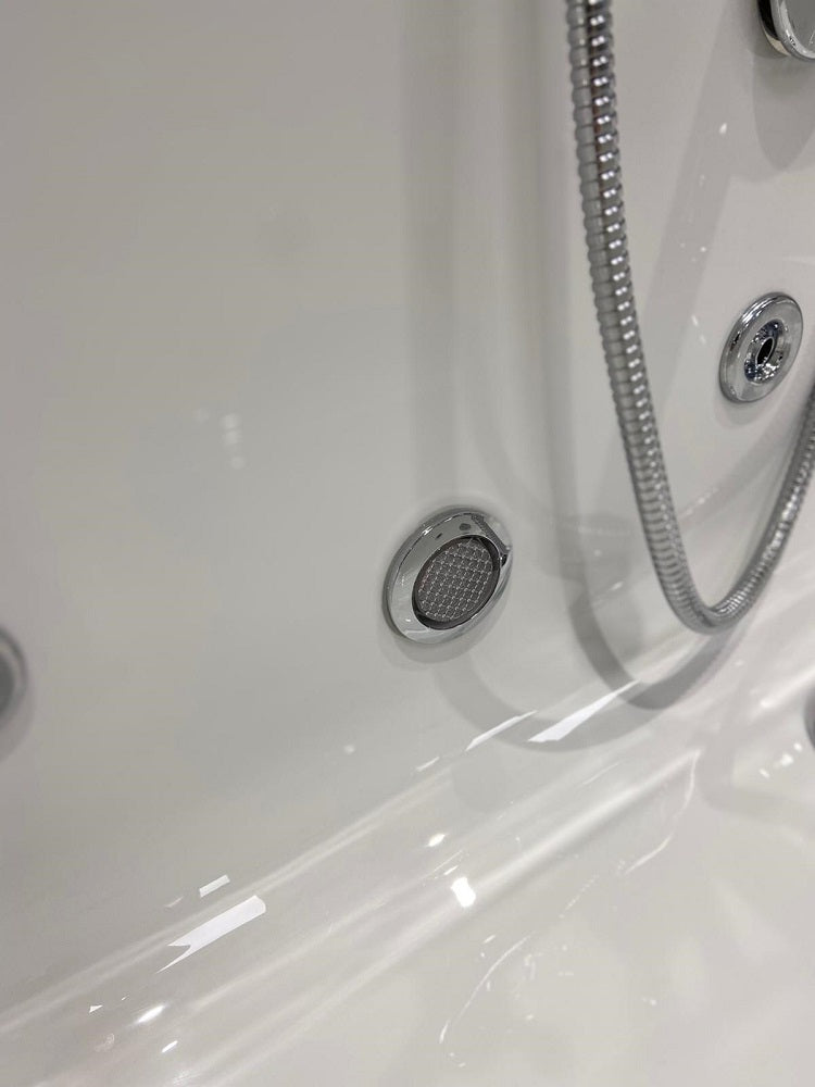 Solarna 1700 x 700mm Double Ended Bath with Whirlpool System C