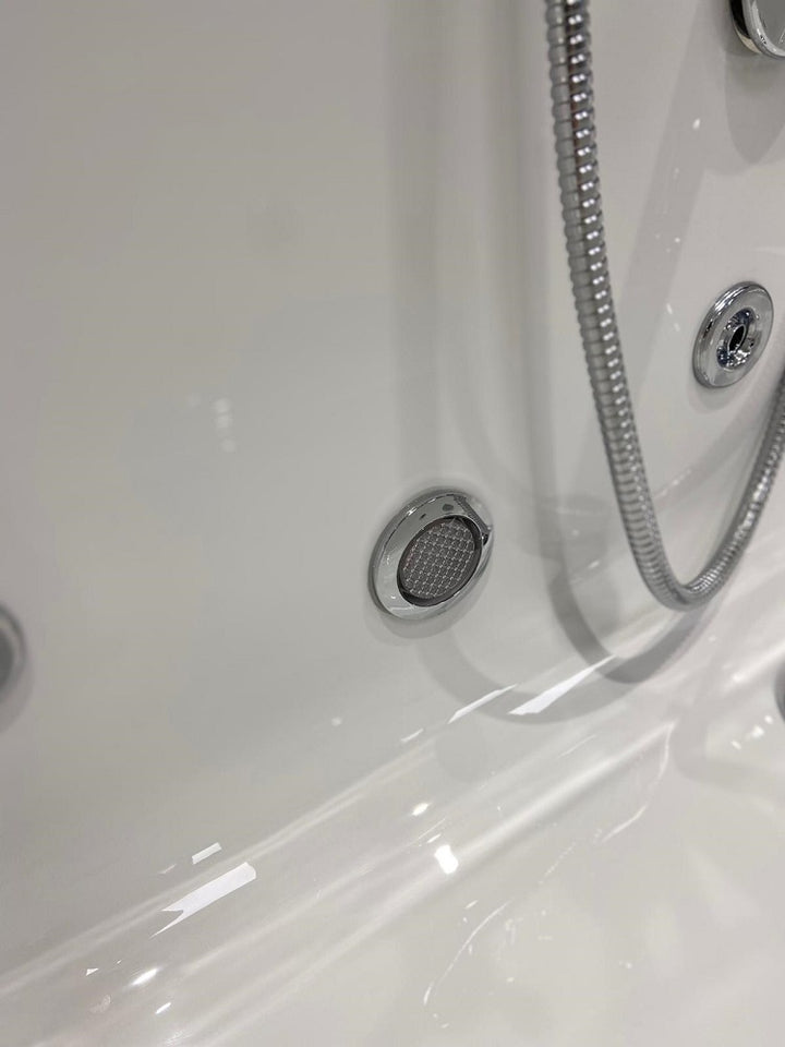 Solarna 1700 x 700mm Double Ended Bath with Whirlpool System C