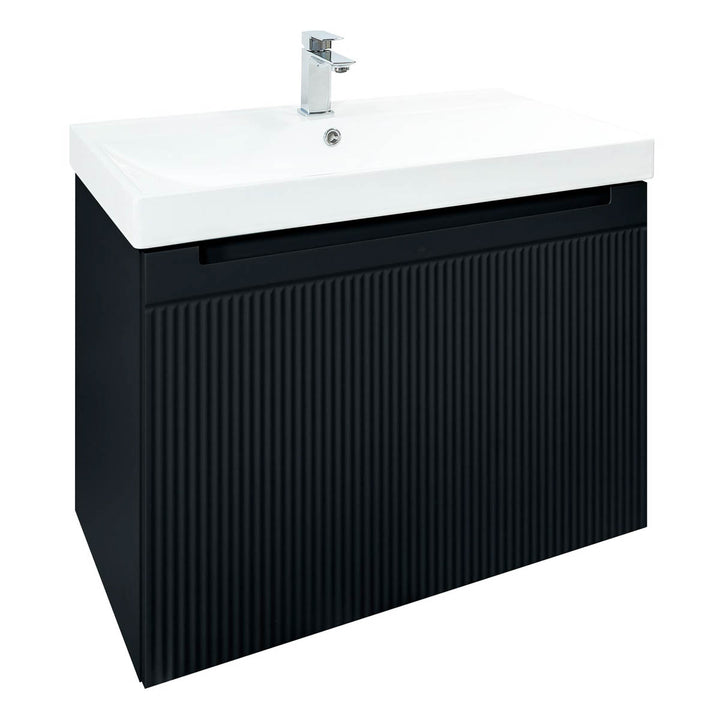 Josef Martin Sophie 800mm Reeded Vanity Unit &amp; Basin - Ember