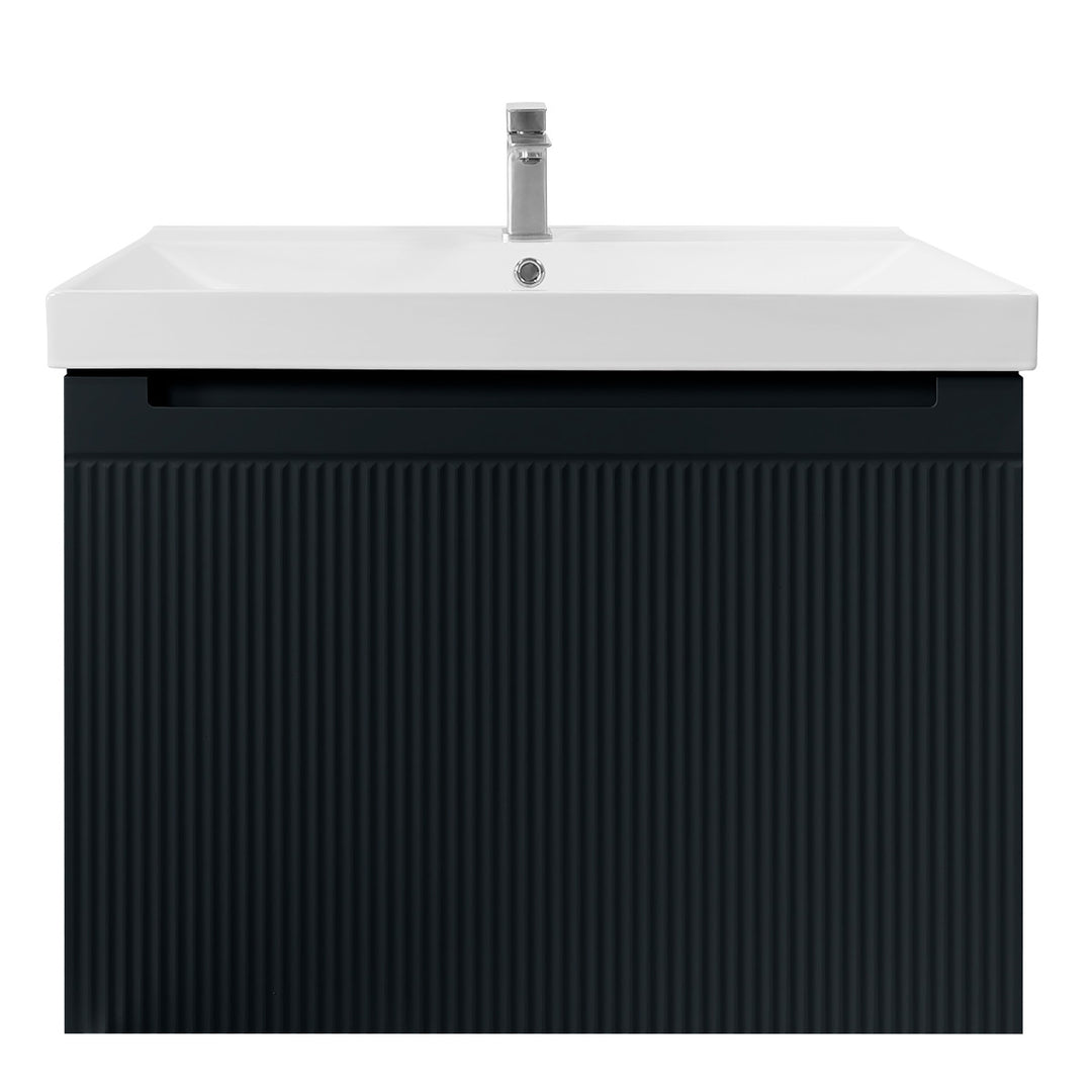 Josef Martin Sophie 800mm Reeded Vanity Unit &amp; Basin - Ember