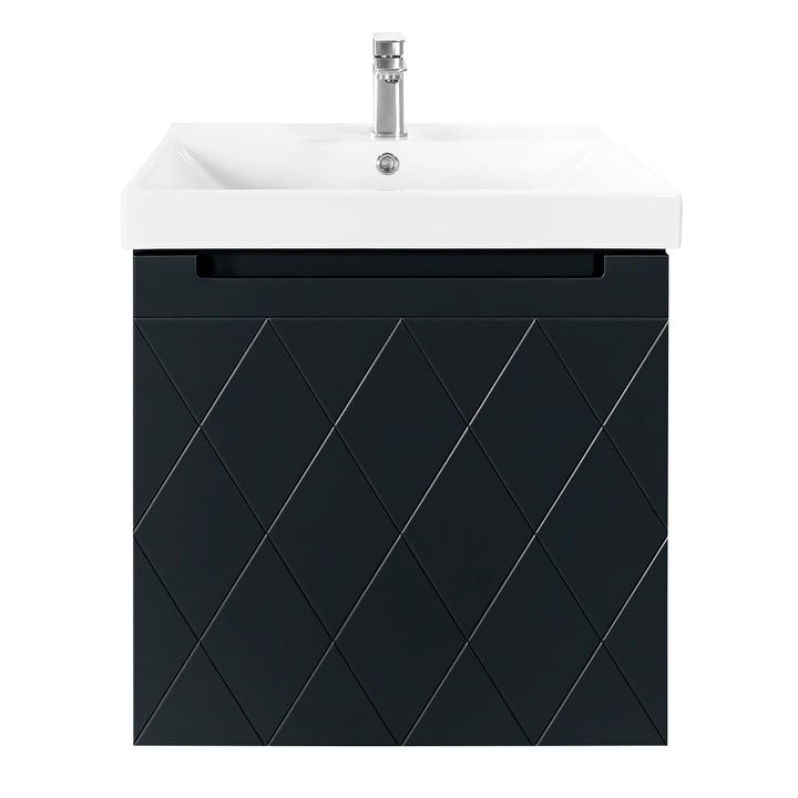 Josef Martin Sophie 600mm Harlequin Vanity Unit &amp; Basin - Ember