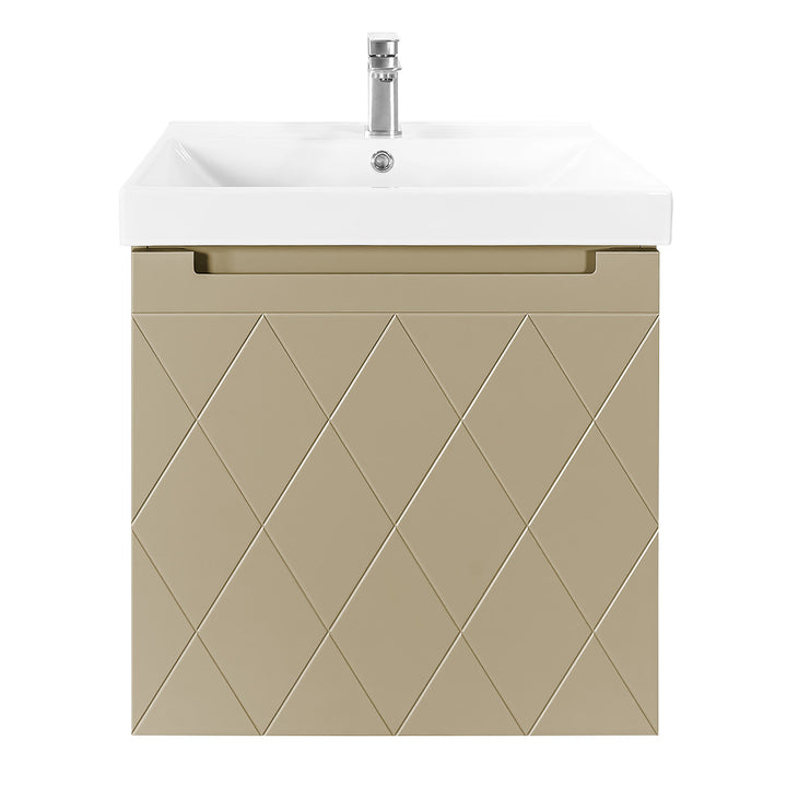 Josef Martin Sophie 600mm Harlequin Vanity Unit &amp; Basin - Sand