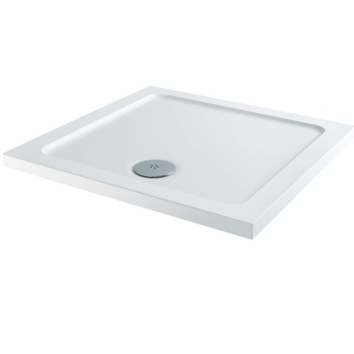 Elements 1000 x 1000mm Square Slim Line Shower Tray