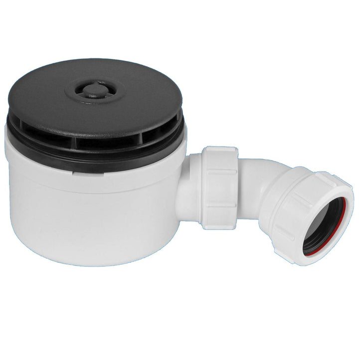 McAlpine 90mm Easy Clean Shower Trap - Matt Black