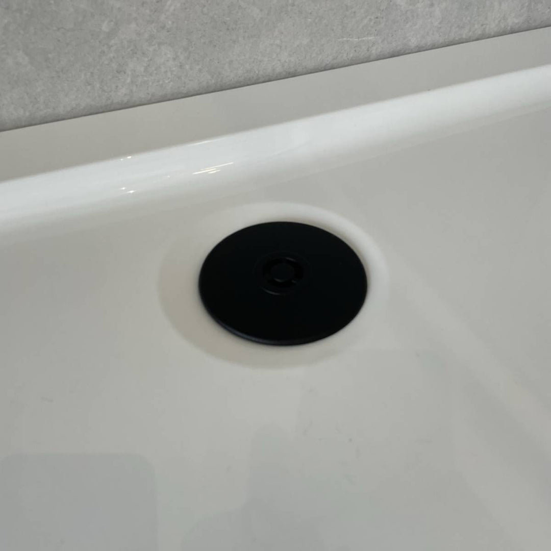 McAlpine 90mm Easy Clean Shower Trap - Matt Black