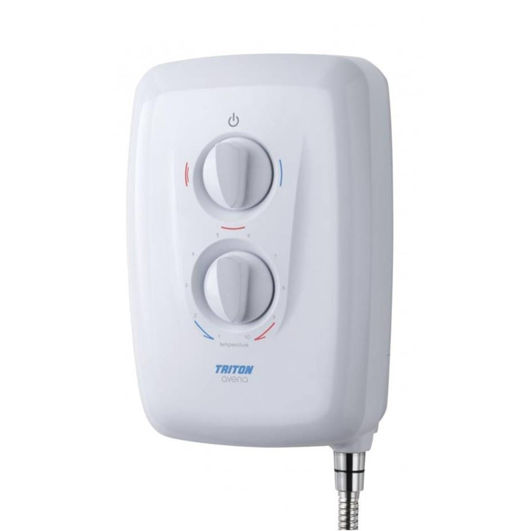 Vidalux Pure Electric 800mm Shower Cabin White - Standard 8.5KW