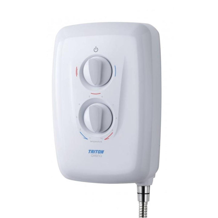 Vidalux Pure Electric 1000mm Shower Cabin White - Standard 9.5KW