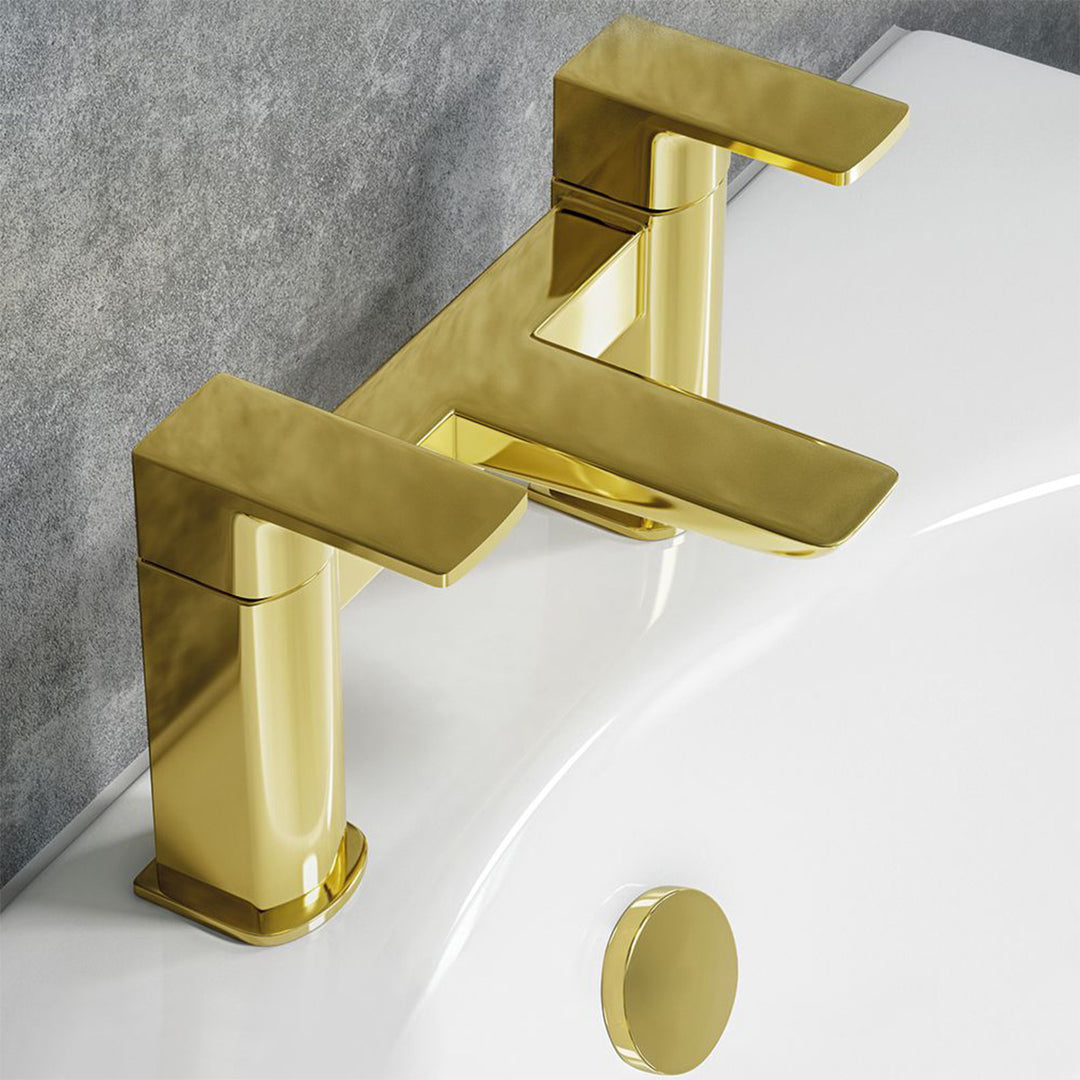 Synergy Studio D Bath Filler - Brushed Brass