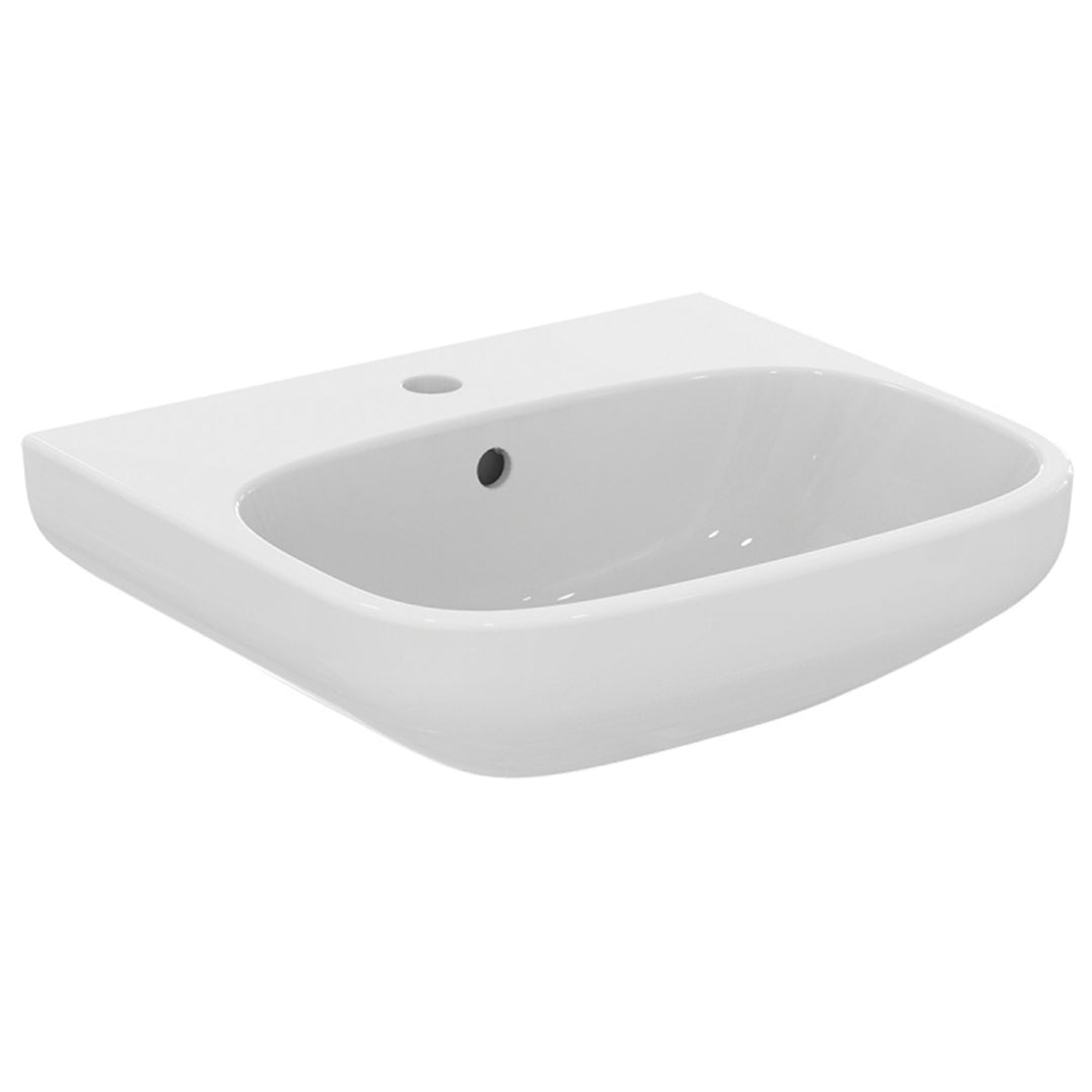 Ideal Standard i.life A 500mm 1 Taphole Basin &amp; Full Pedestal