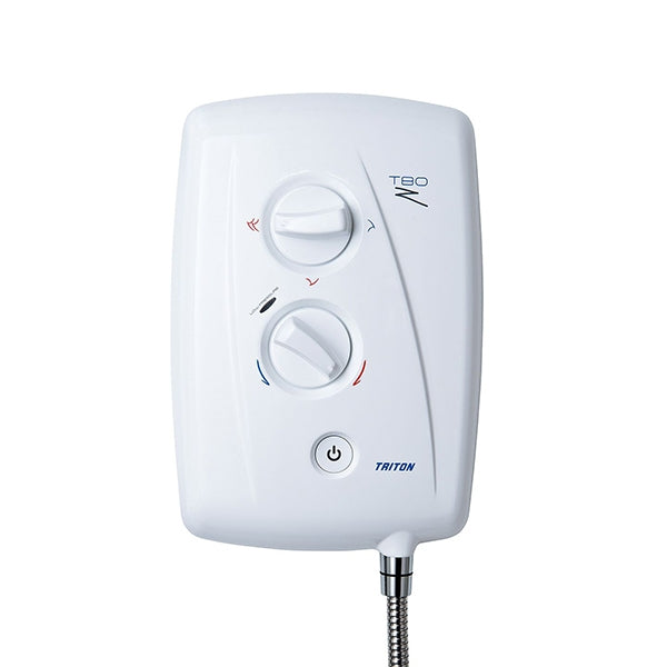 Triton T80z 7.5kW Fast-Fit Electric Shower - White