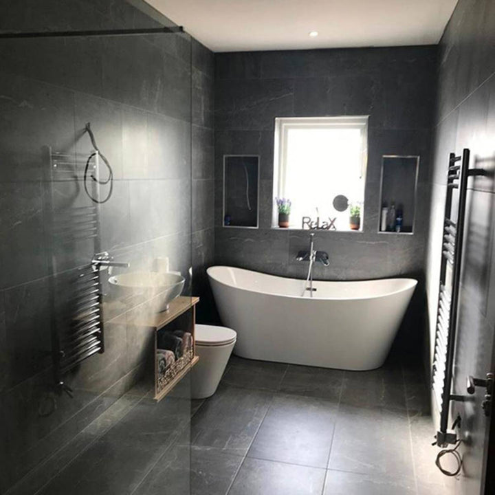 Taha Freestanding Bath Deal - Black