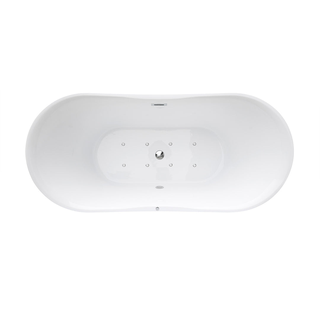 Viktor Benson Taha Freestanding Bath 1800 x 900 x 720mm with Air Jets