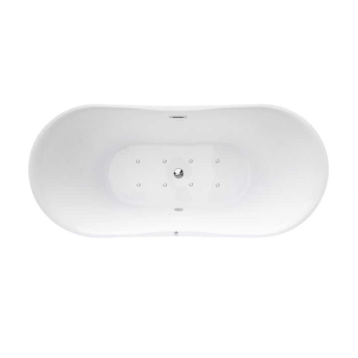 Viktor Benson Taha Freestanding Bath 1800 x 900 x 720mm with Air Jets