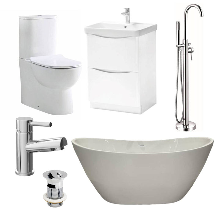 Taha Modern Freestanding Bath Suite