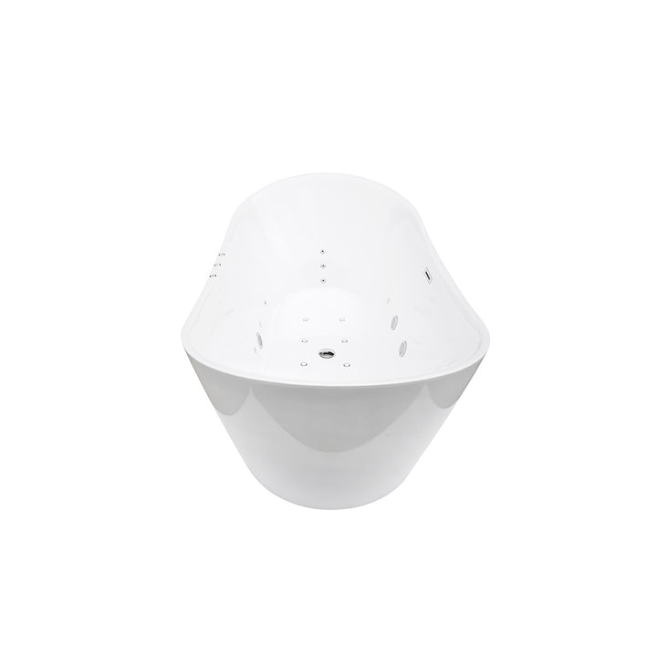 Viktor Benson Taha Freestanding Bath 1800 x 900 x 720mm with Hydro Whirlpool &amp; Air Jets