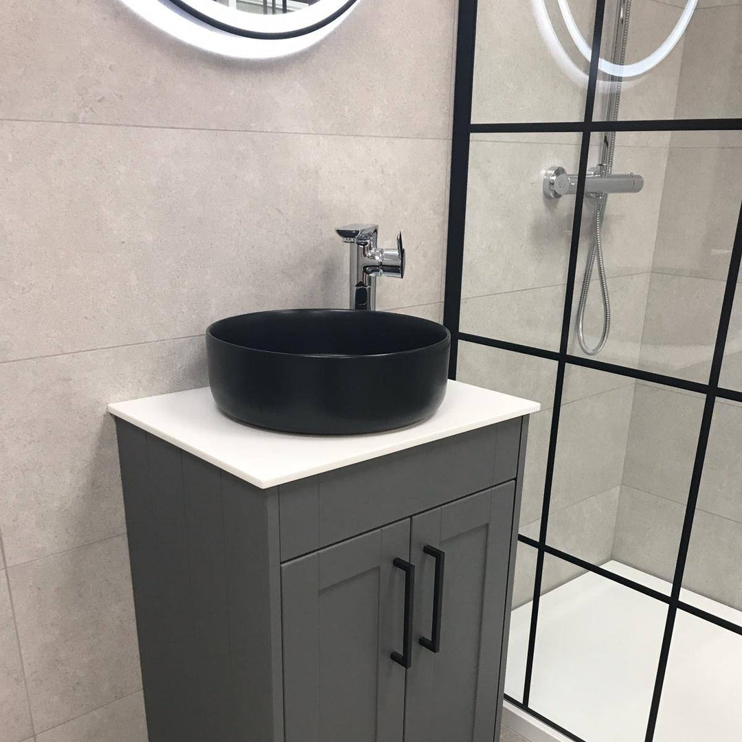 Objekt Ceramica Tahoe 360mm Counter Top Basin - Matt Black