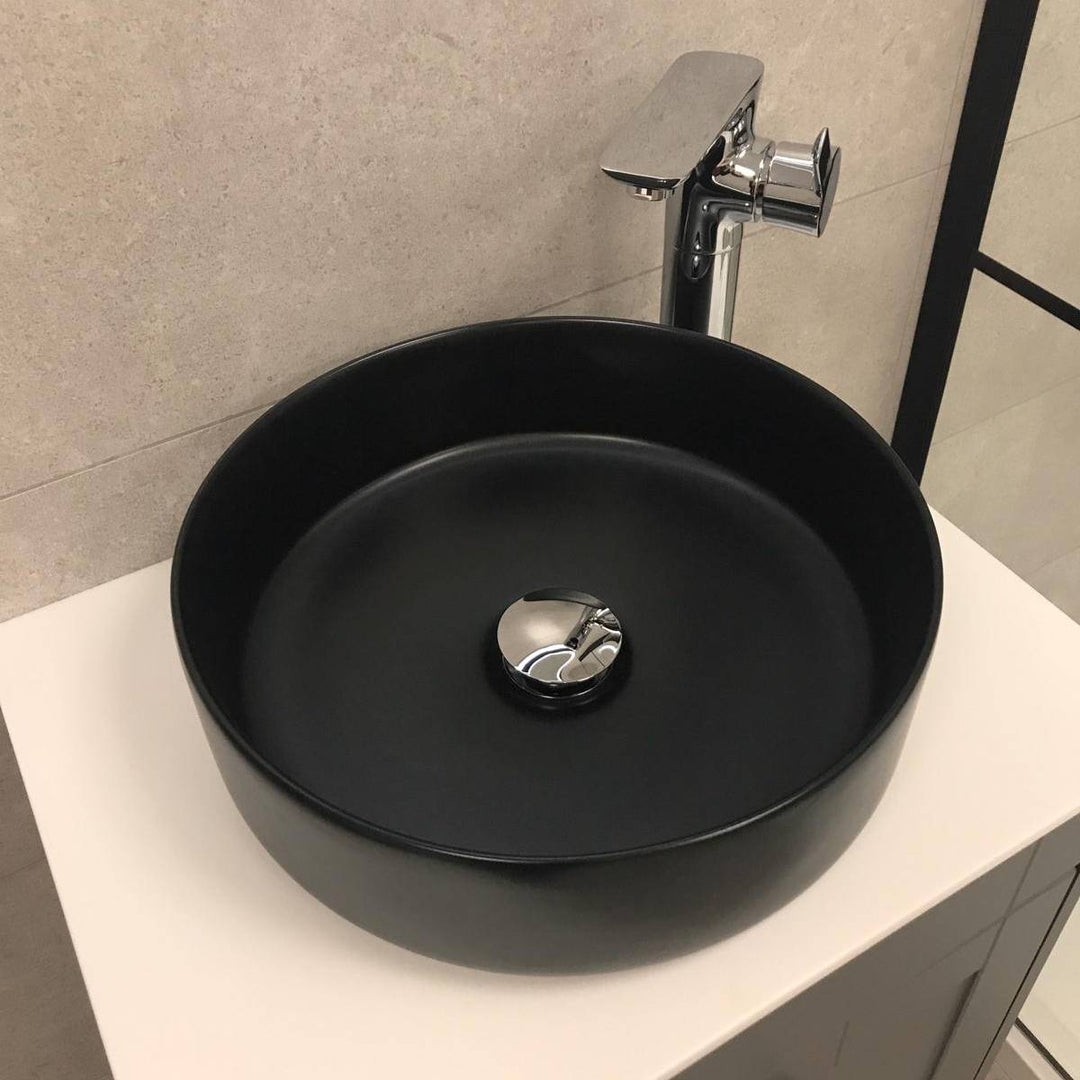 Objekt Ceramica Tahoe 360mm Counter Top Basin - Matt Black