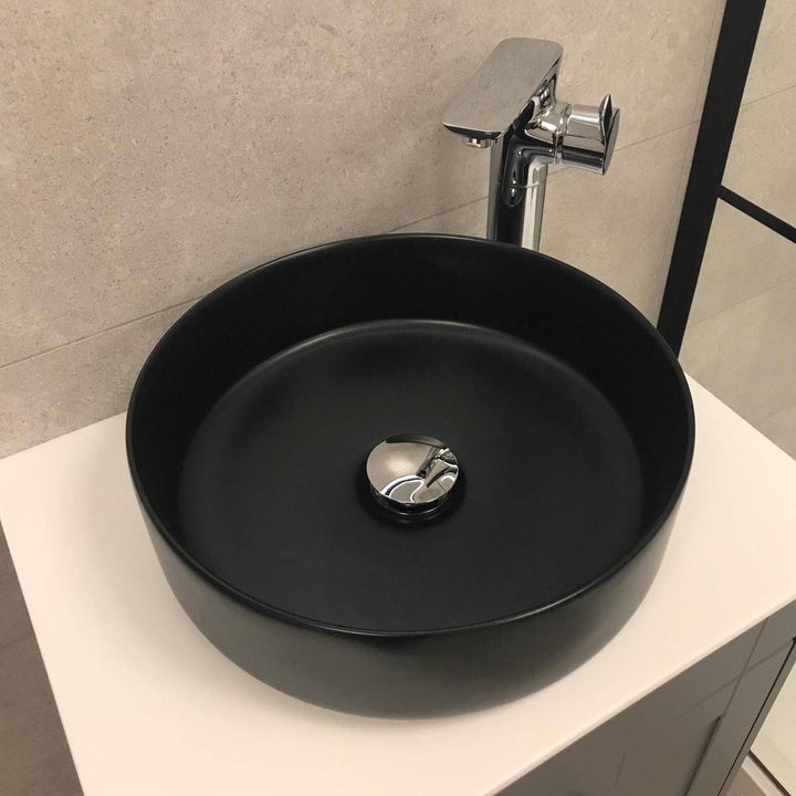 Objekt Ceramica Tahoe 360mm Counter Top Basin - Matt Black