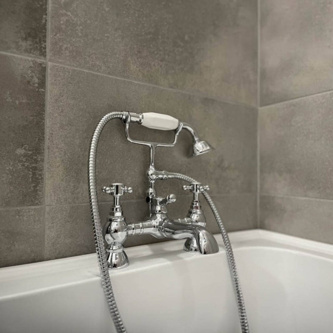 Eliseo Ricci Traditional English Balmoral Bath Shower Mixer