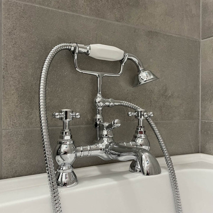 Eliseo Ricci Traditional English Balmoral Bath Shower Mixer