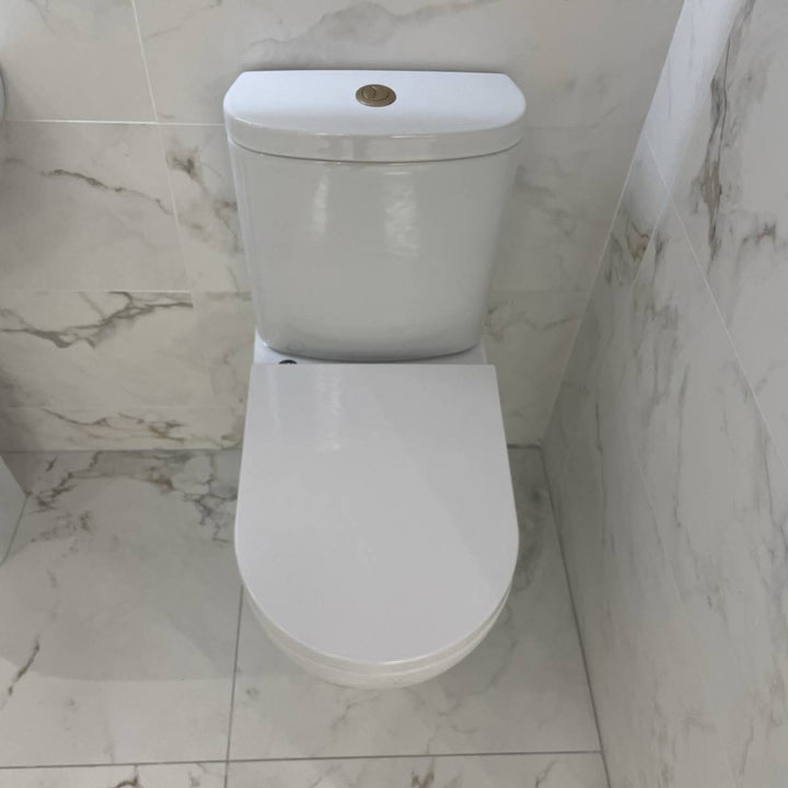 Rak Tonique Fully Back to Wall Toilet with Soft Close Seat