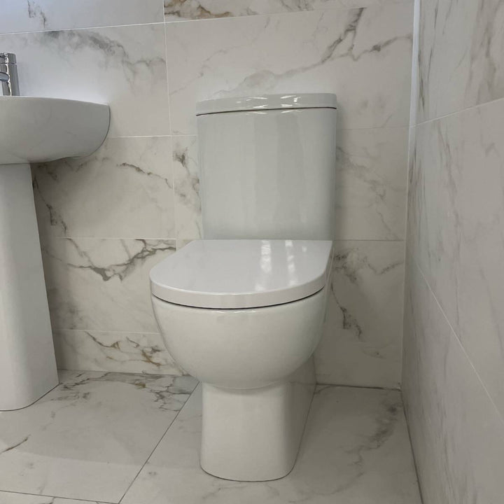 Rak Tonique Fully Back to Wall Toilet with Soft Close Seat
