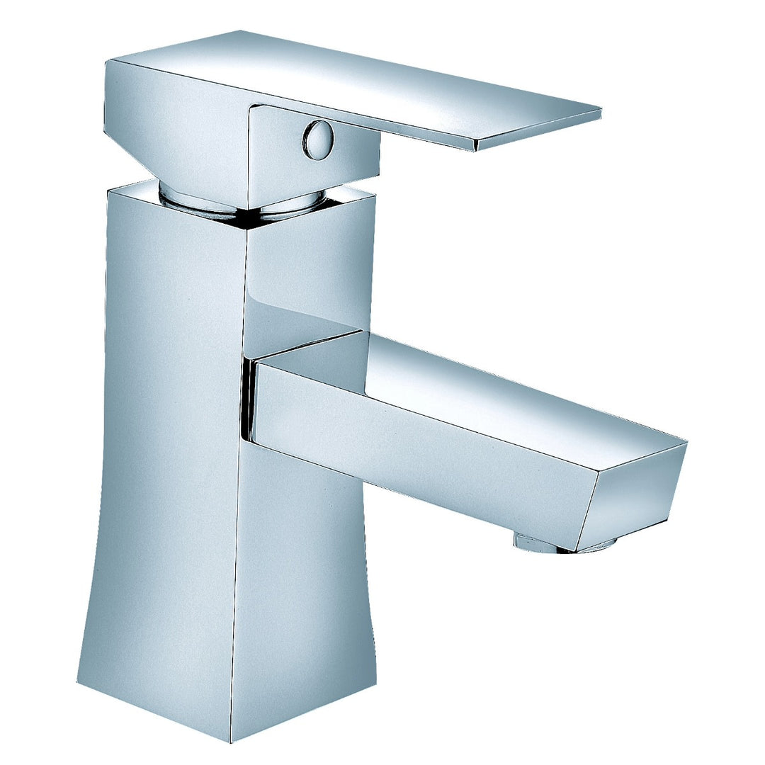 Haworth Modern Square Basin Mixer - Chrome