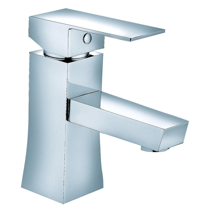 Haworth Modern Square Basin Mixer - Chrome