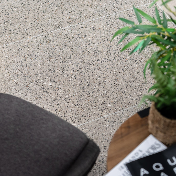 Tinia Natural 59 x 120cm Porcelain Rectified Matt Tile - 1.42sqm per box