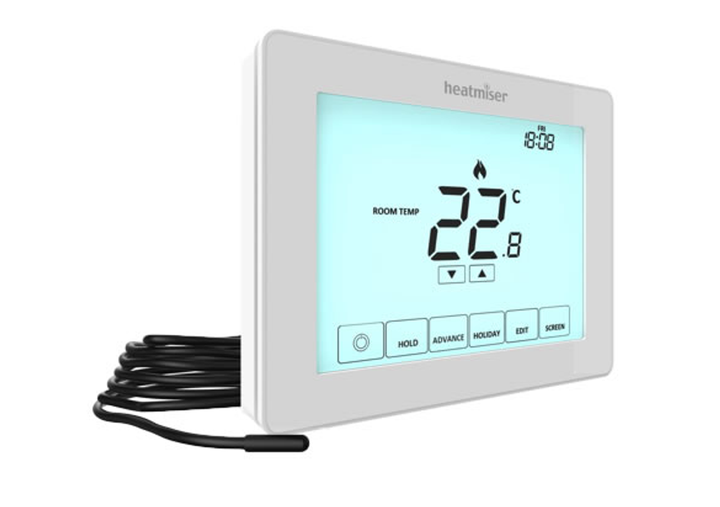 NovaTherm 100M Loose Cable + Heatmiser Touch-e White Kit