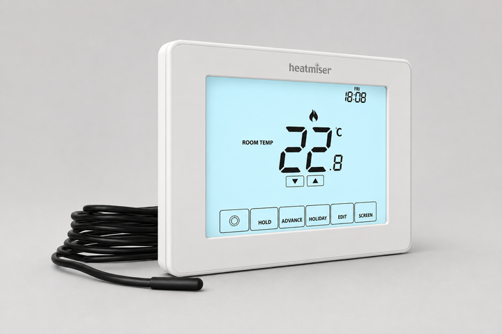 NovaTherm 40M Loose Cable + Heatmiser Touch-e White Kit