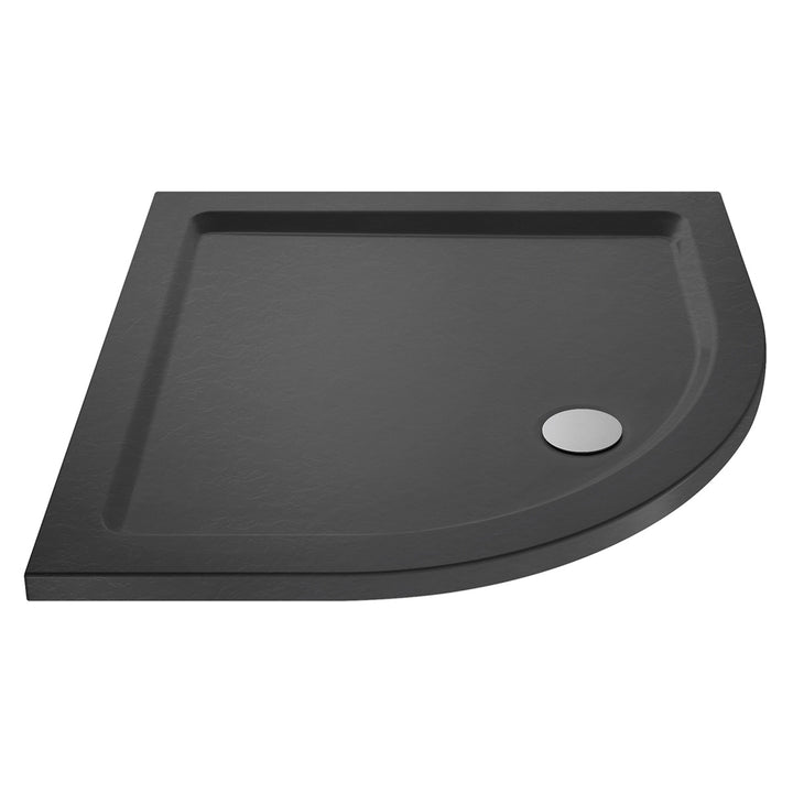 Nuie 900mm Quadrant Shower Tray - Slate Grey