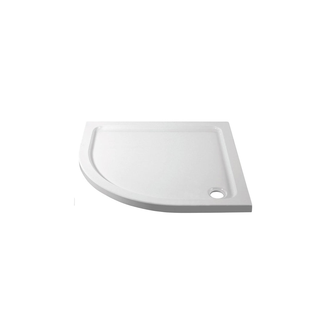 Elements 800mm Quadrant Slim Line Shower Tray with Corner Waste