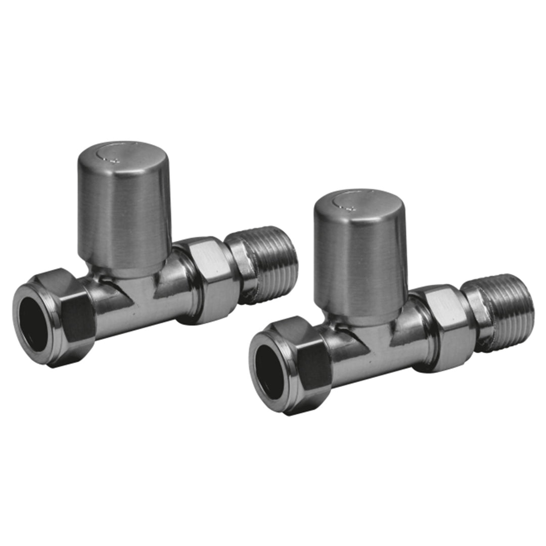 Eliseo Ricci Minimalistic Straight Radiator Valve - Gunmetal