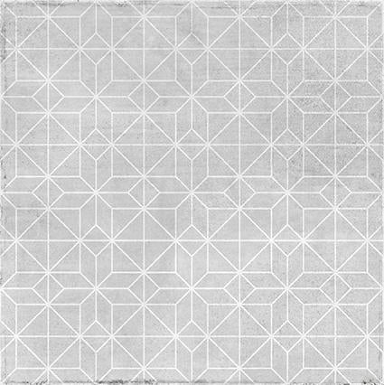 Trazos White Matt Glazed 20 x 20cm Porcelain Wall &amp; Floor Tile - 1sqm perbox