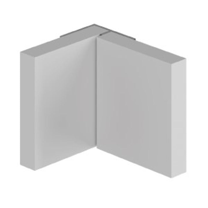 CLASSIC Type 101 Invisible Internal Corner Aluminium Extrusion - Mill Finish - 2450mm Long