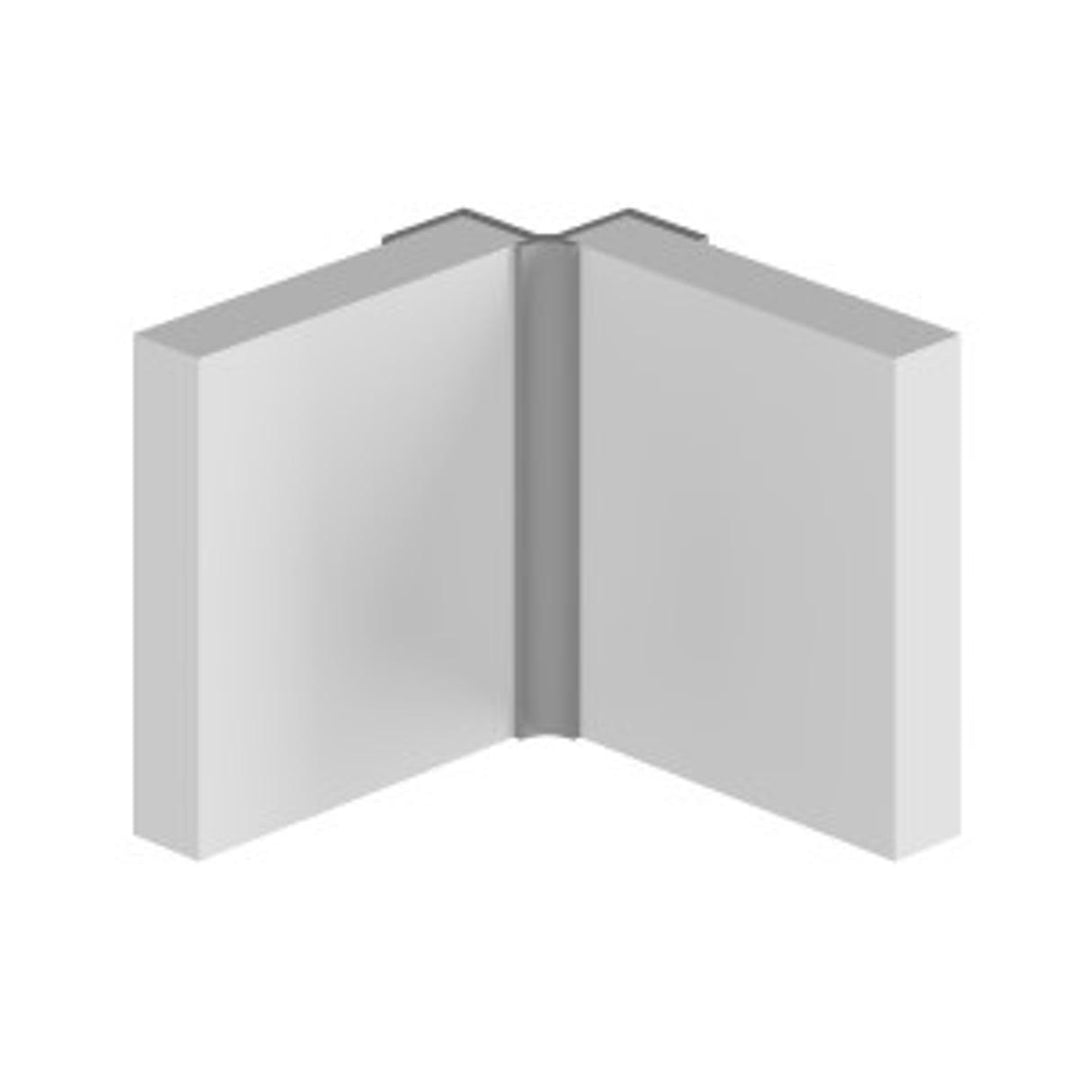 CLASSIC Type A Internal Corner Aluminium Extrusion - Black - 2450mm Long