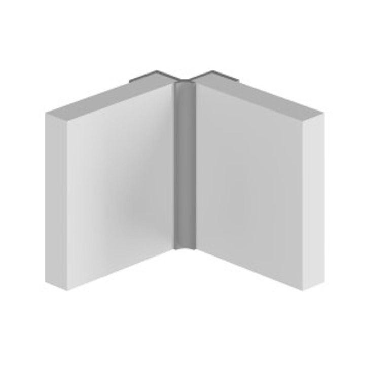 CLASSIC Type A Internal Corner Aluminium Extrusion - White - 2450mm Long