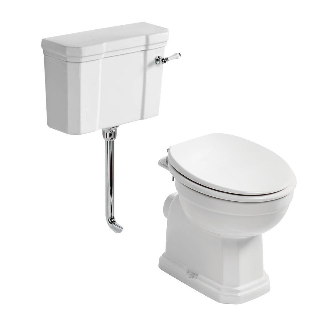 Ideal Standard Waverley Classic Low Level Toilet &amp; Standard Seat