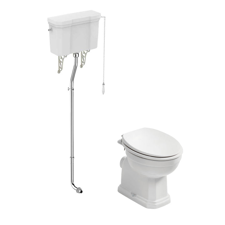 Ideal Standard Waverley Classic High Level Toilet &amp; Standard Seat