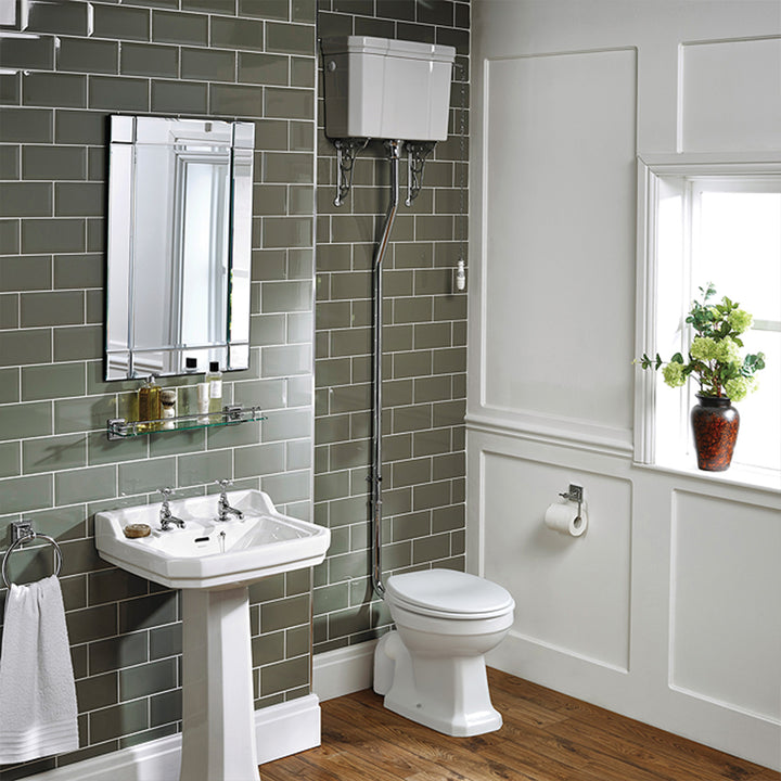 Ideal Standard Waverley Classic High Level Toilet &amp; Standard Seat